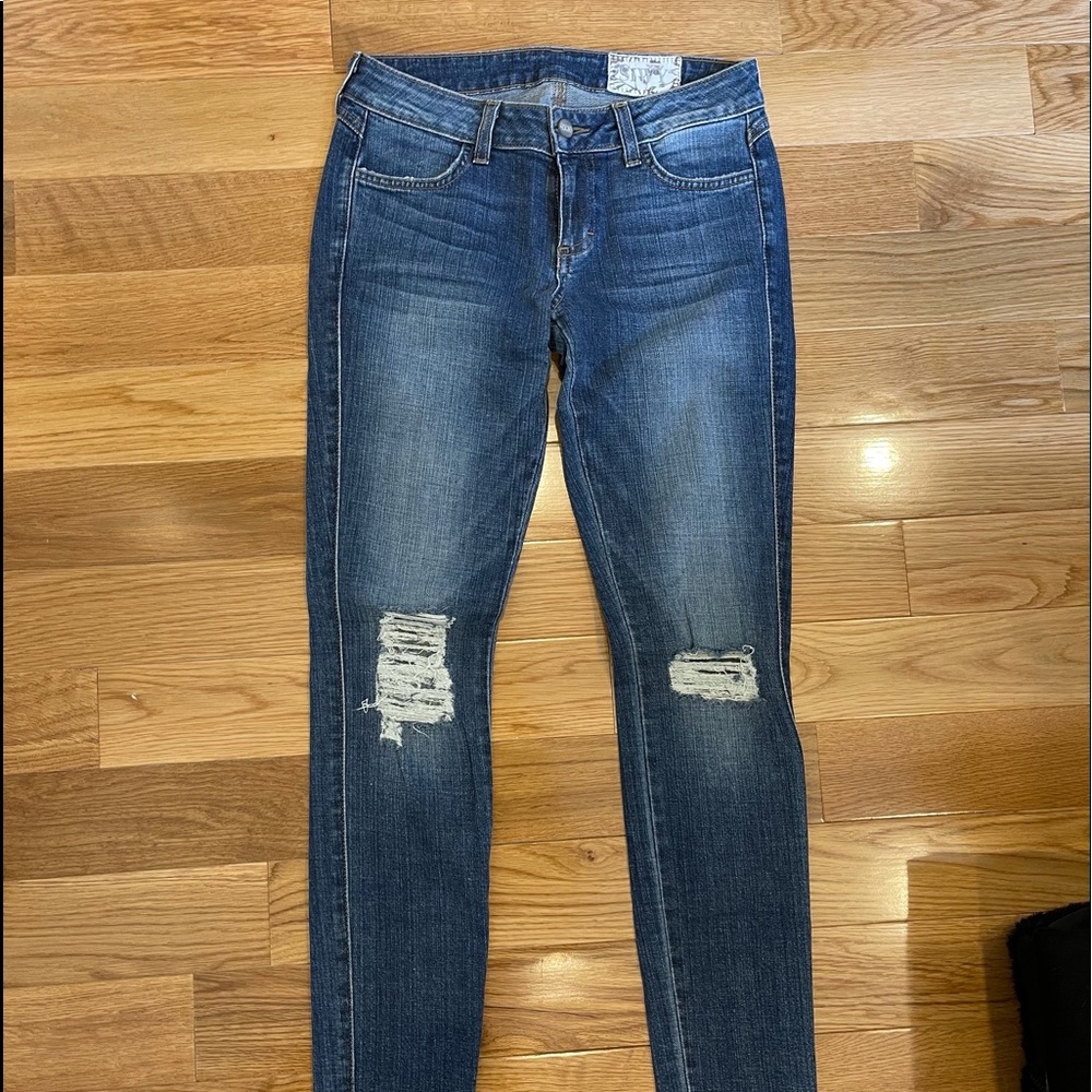 Siwy midrise skinny jean with rips